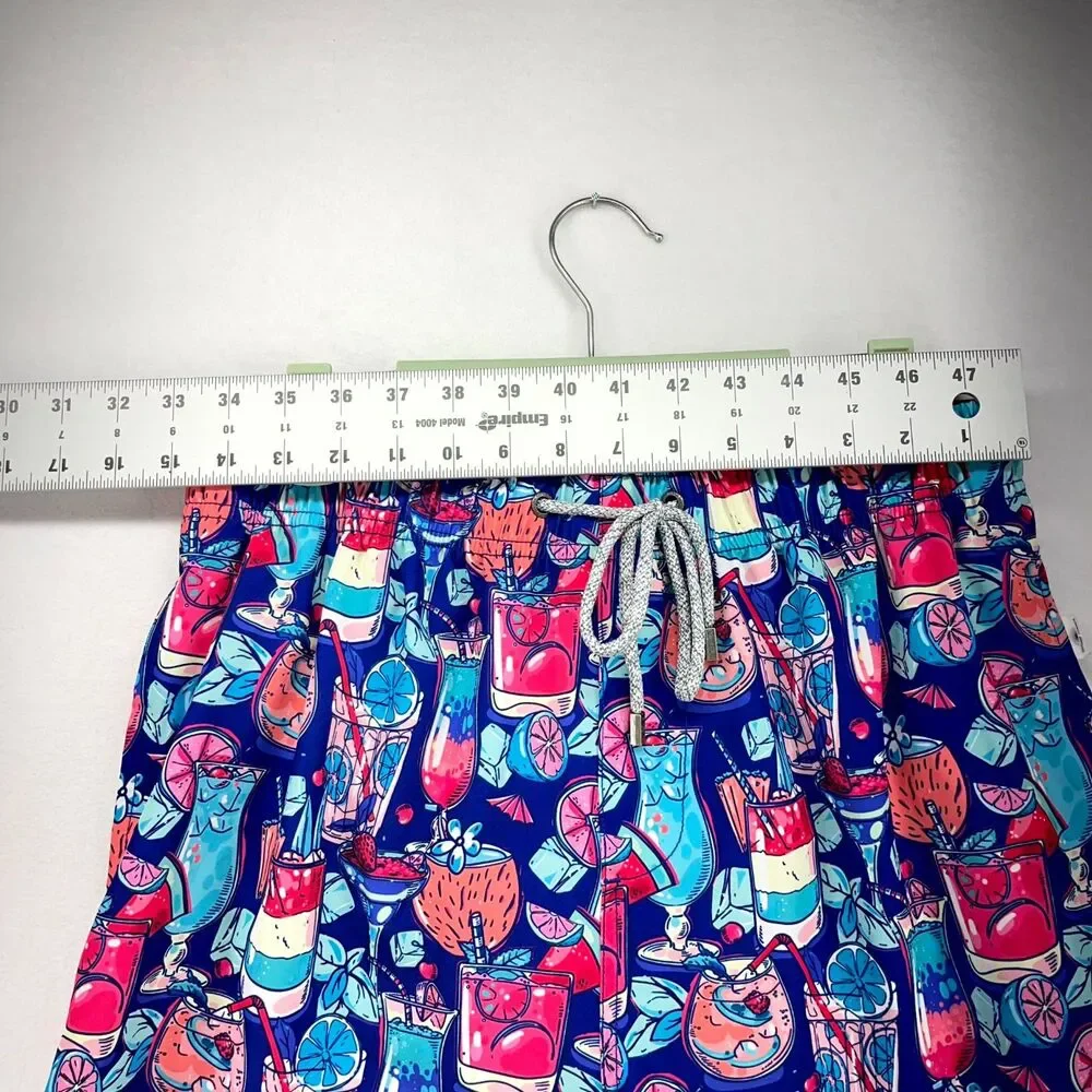 Vintage Summer‎ Premium Lined Swim Trunks Mens Size M